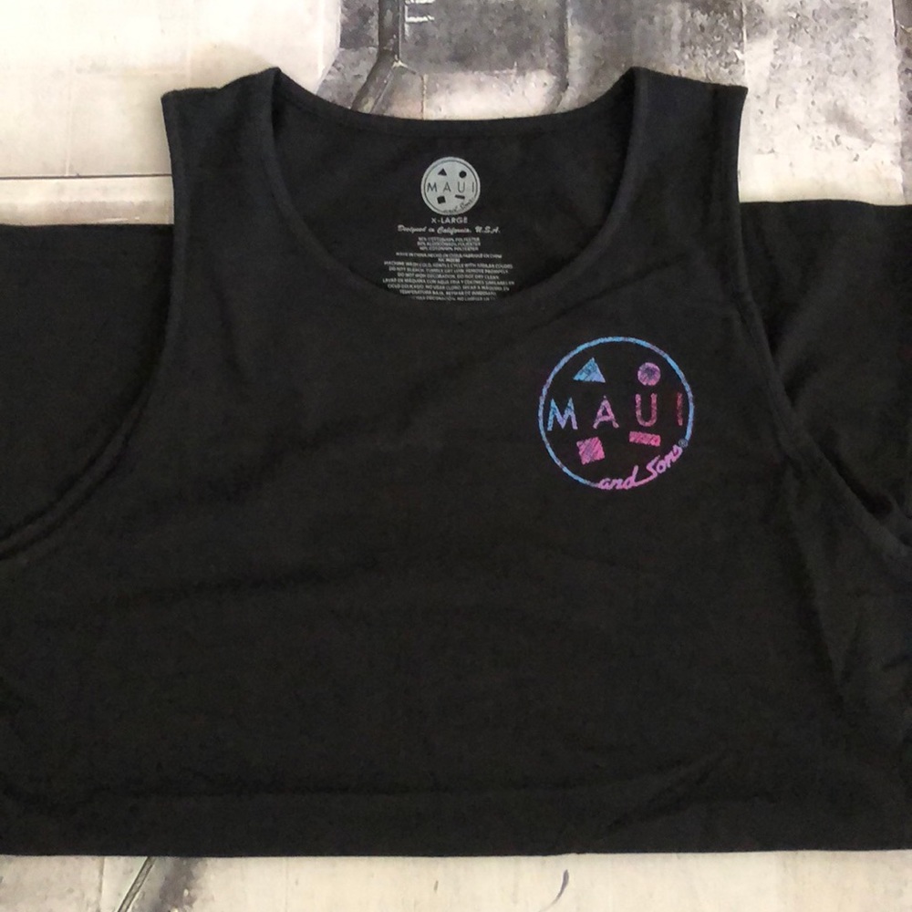 Maui & Sons Tank Top Men’s XL Black
